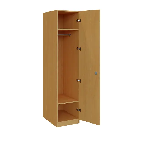 Q 11-40 skříň šatní, 1-dvéřová, 400x600x1800mm, buk royal